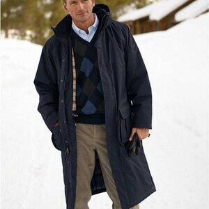 L.L. Bean Nor'easter Commuter Parka Navy Gore-Tex Men's Large